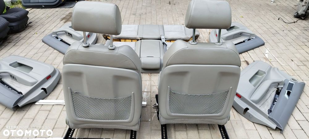 Fotel Fotele Zestaw ALKANTARA Kubełki Grzane Audi A6 C6 2.4 B Sedan 2004 rok Części Blask Gołdap - 15