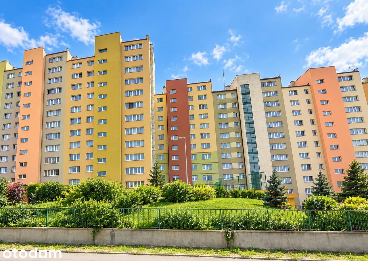 !OKAZJA! duża kawalerka w bloku, ogrzewanie miejskie, winda, BALKON