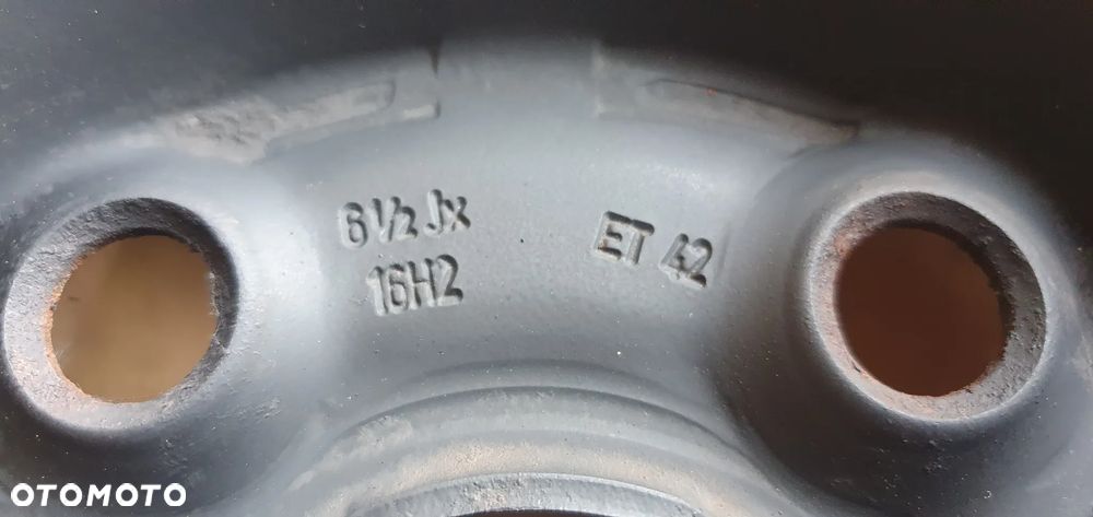 Felgi stalowe VW 5x112 6.5J ET42 16" R16 VW Passat B6 3C0601027H - 9