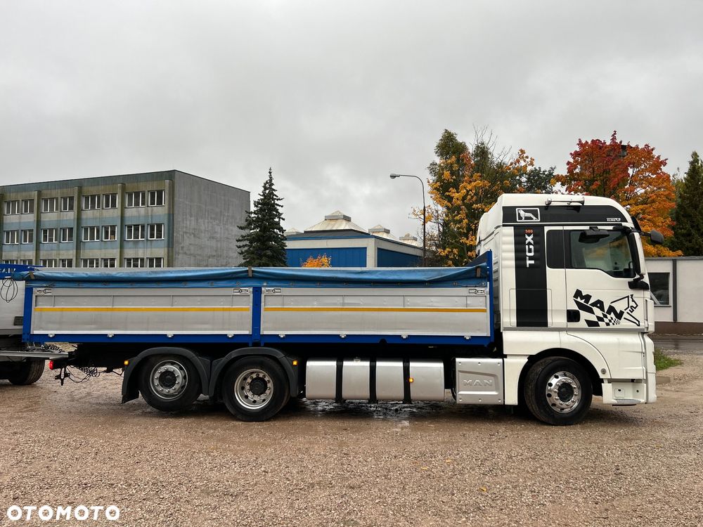 MAN TGX Tandem 1m burty TOP KOMPLET / ALUFELGI / zarejestrowany gotowy do pracy / przyczepa 18t / FULL OPCJA / 26.420 26.460 26.500 26.400 26.440 26.480 26.510 460 500 - 17