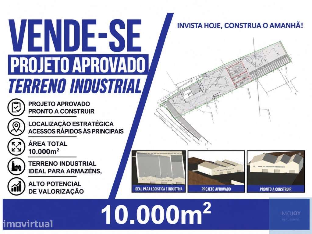 Terreno industrial em São Julião do Tojal