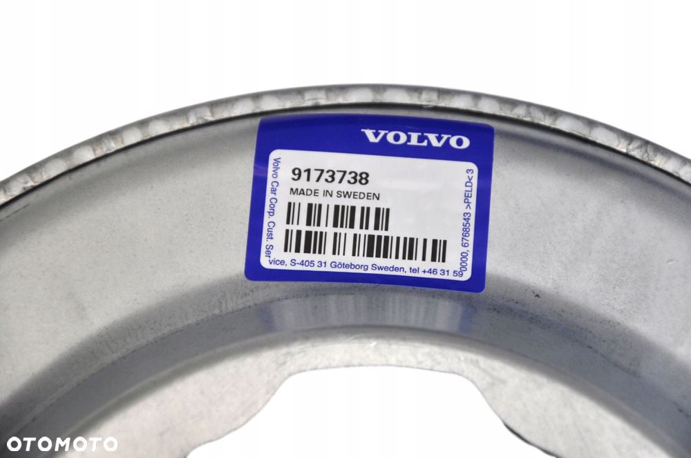 VOLVO 960 prawa osłona tarczy hamulcowej tył OE - 2