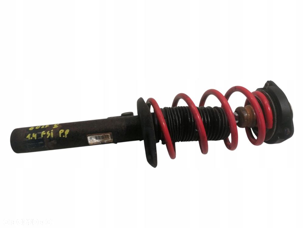 amortyzator sprężyna prawy przód vw golf v 1.4 fsi 03-09 1t0413031cj - 1