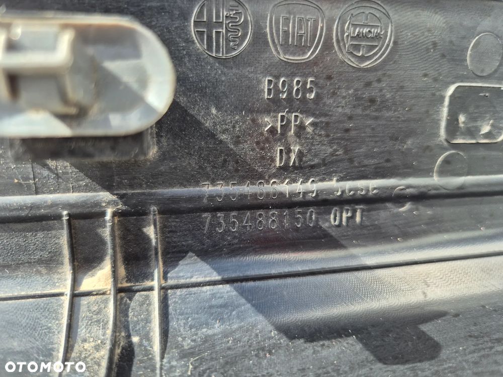 Prawa listwa próg nakładka progu Fiat Punto Evo 5D - 8