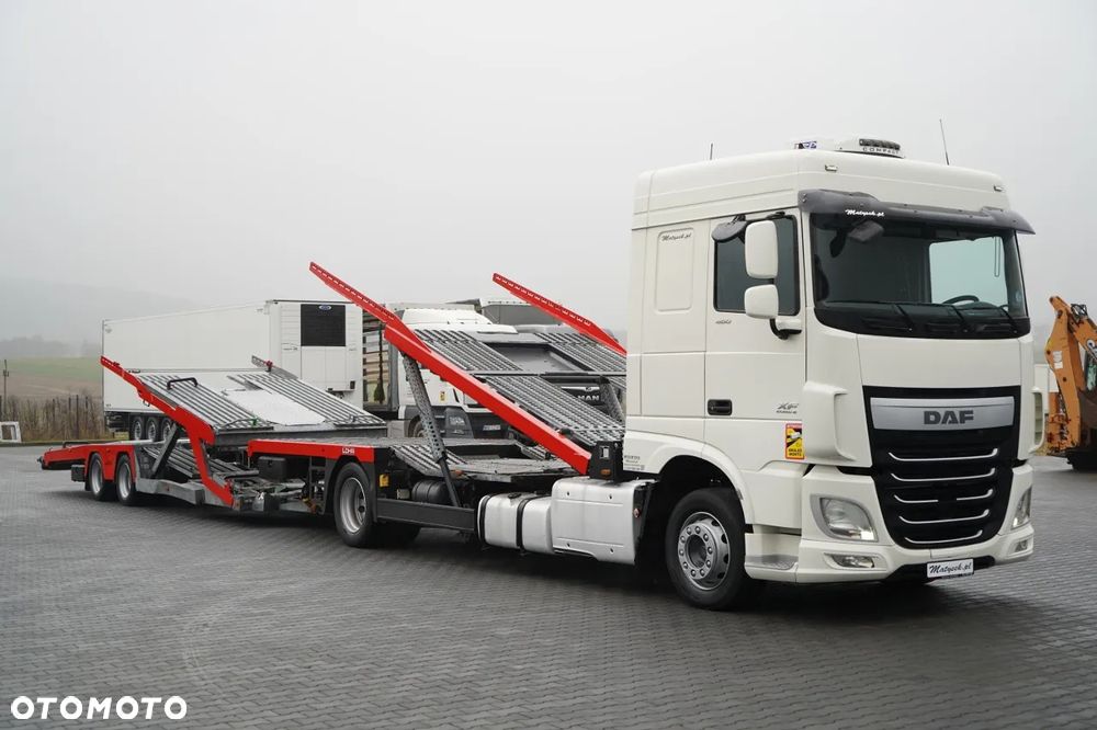 DAF XF 480 / LORA / LOHR / 16,5 M / 4 DOSTAWCZAKI / 6 OSOBÓWEK / KLIMA POSTOJOWA / EURO 6 - 14