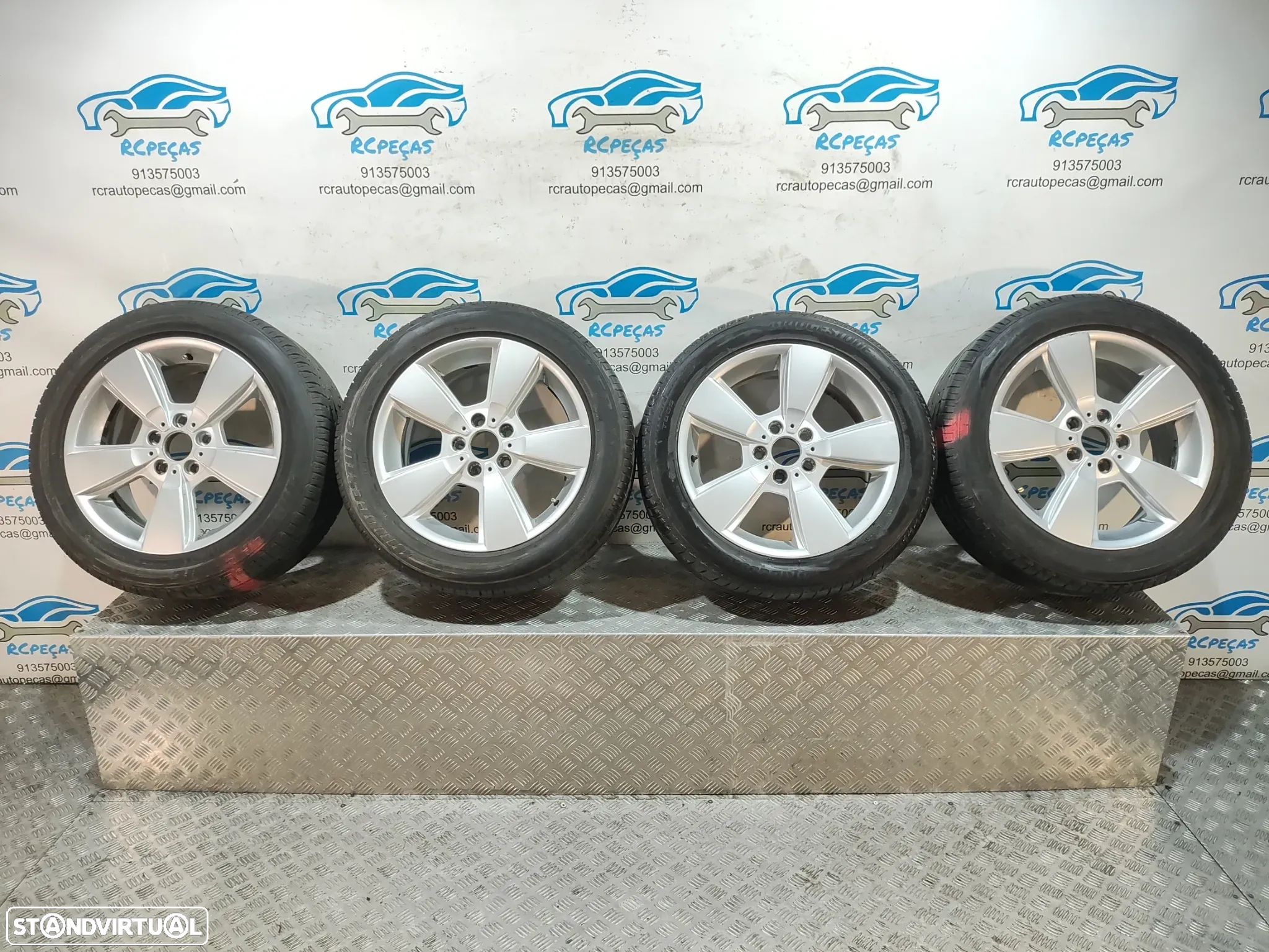 Jantes 18" BMW - X3 E83 - ORIGINAIS - 8J | ET46 | 5x120 - 18 Polegadas | 36113411524 | 3411524 | Pneus | 235 50 18 | Jante | E81 | E82 | E87 | E88 - 12