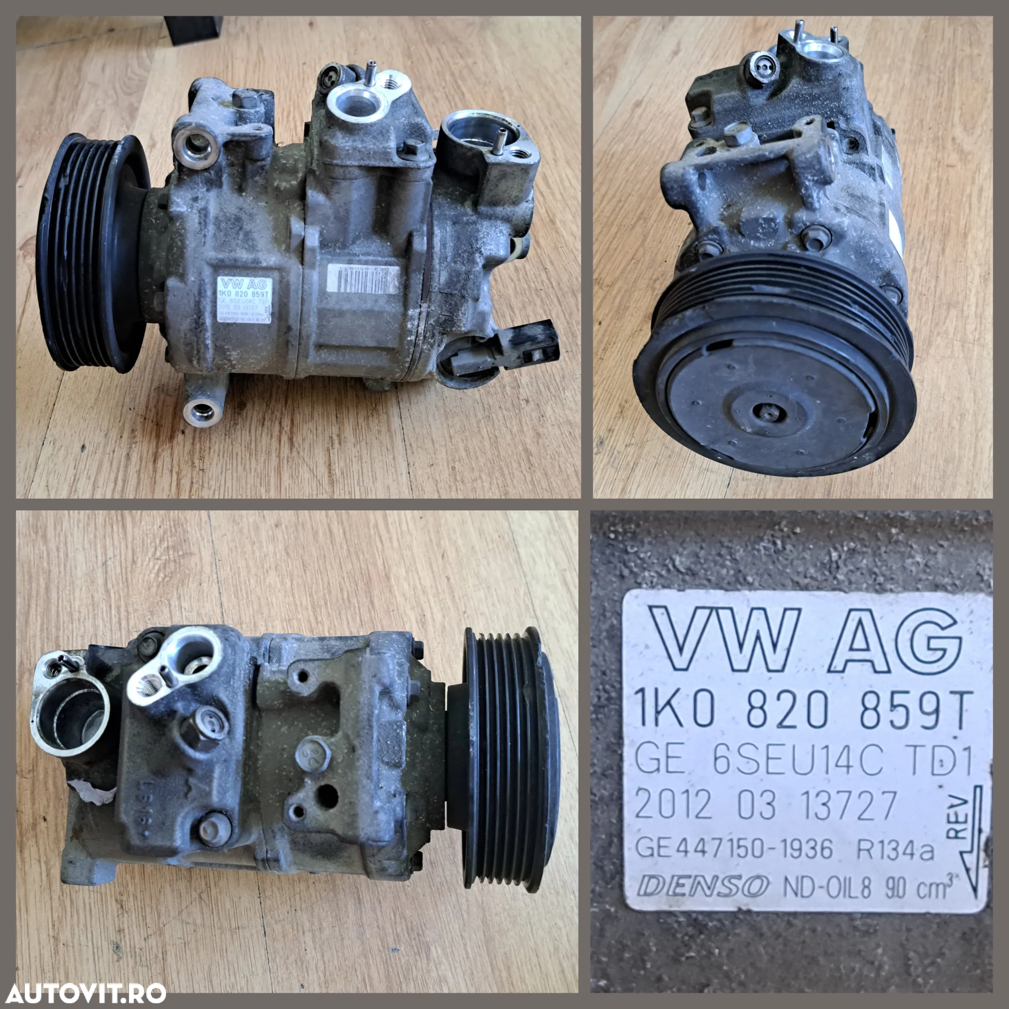 Compresor ac clima Citroen Peugeot Renault Dacia Ford Mazda volkswagen bmw smart - 5