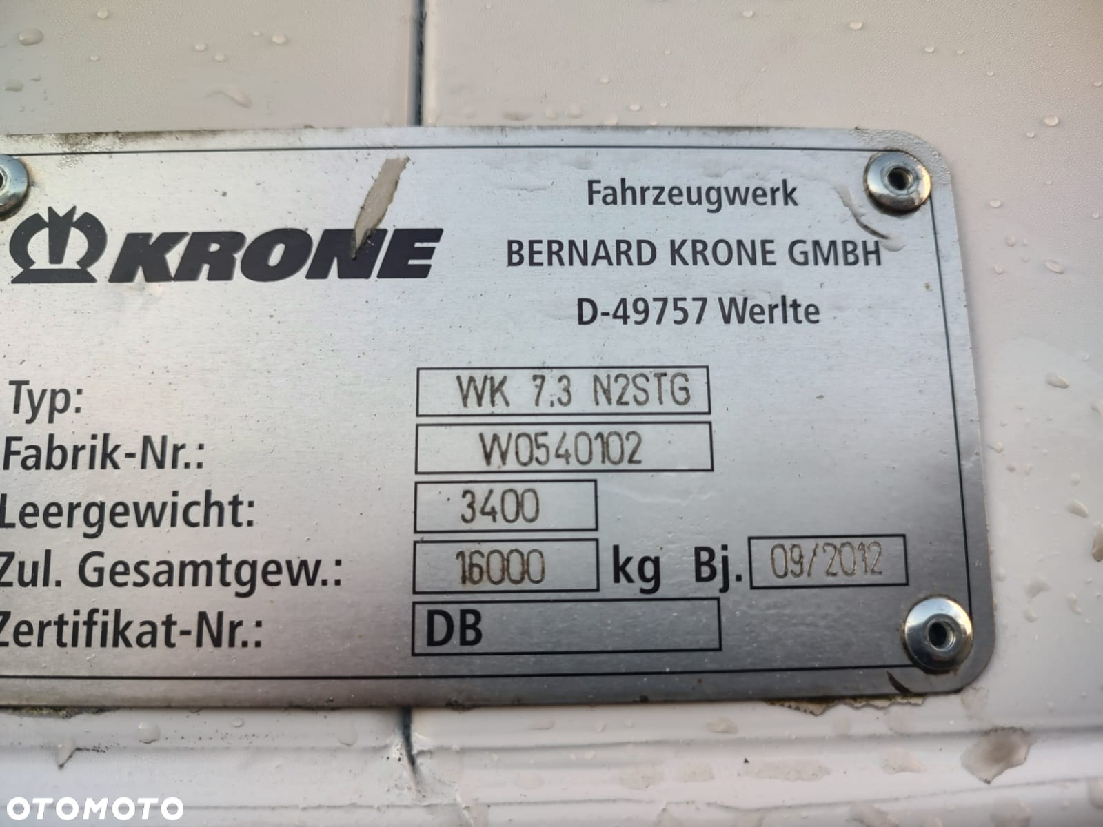 Krone Kontener BDF Krone 7.45m - 8