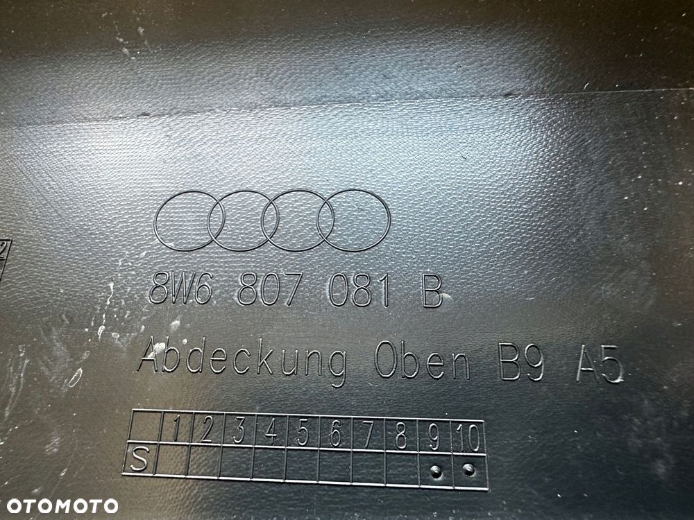 AUDI A5 F5 8W OSŁONA PASA PRZEDNIEGO NAKŁADKA 8W6807081B - 6