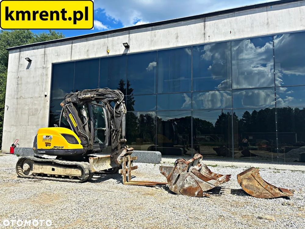 Mecalac 8 MCR MINI-KOPARKA 2012R. | MECALAC 6 MCR, JCB 8065 8080 8085 85 Z VOLVO ECR 88, CAT 308, 307 , BOBCAT 80 KOMATSU PC 88 - 4