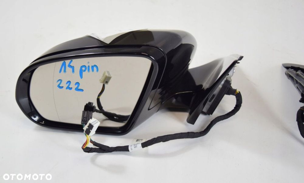 MERCEDES S W222 LUSTERKO PRAWE 14 PIN LAKIER 197 - 3