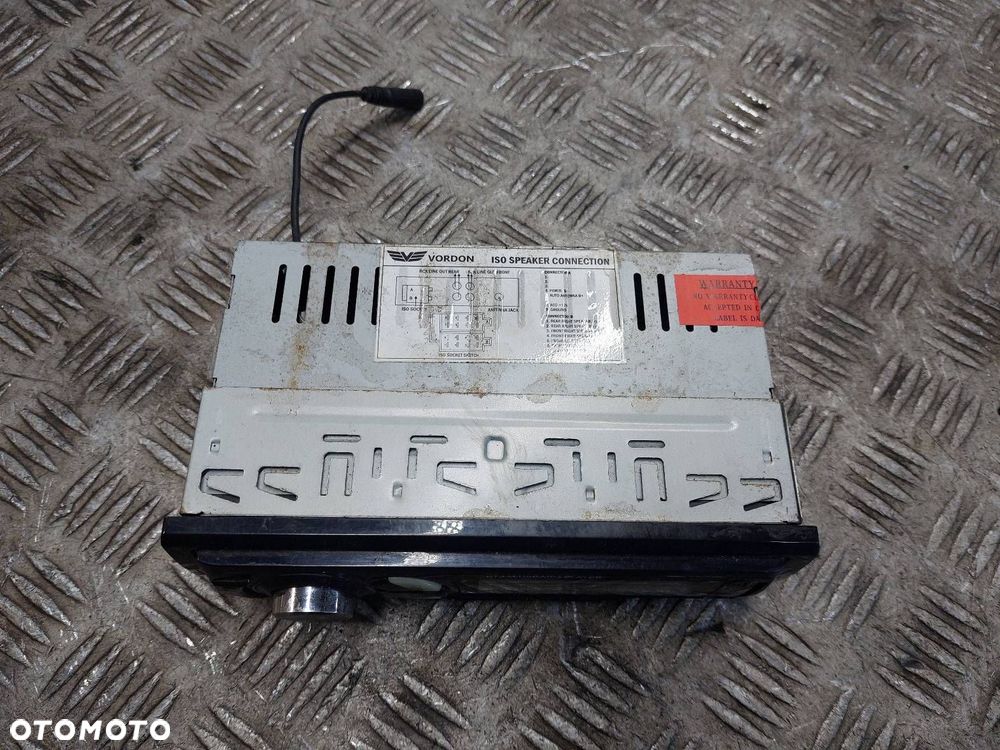 RADIO ODTWARZACZ SAMOCHODOWY 1 DIN VORDON AUX USB BT - 3