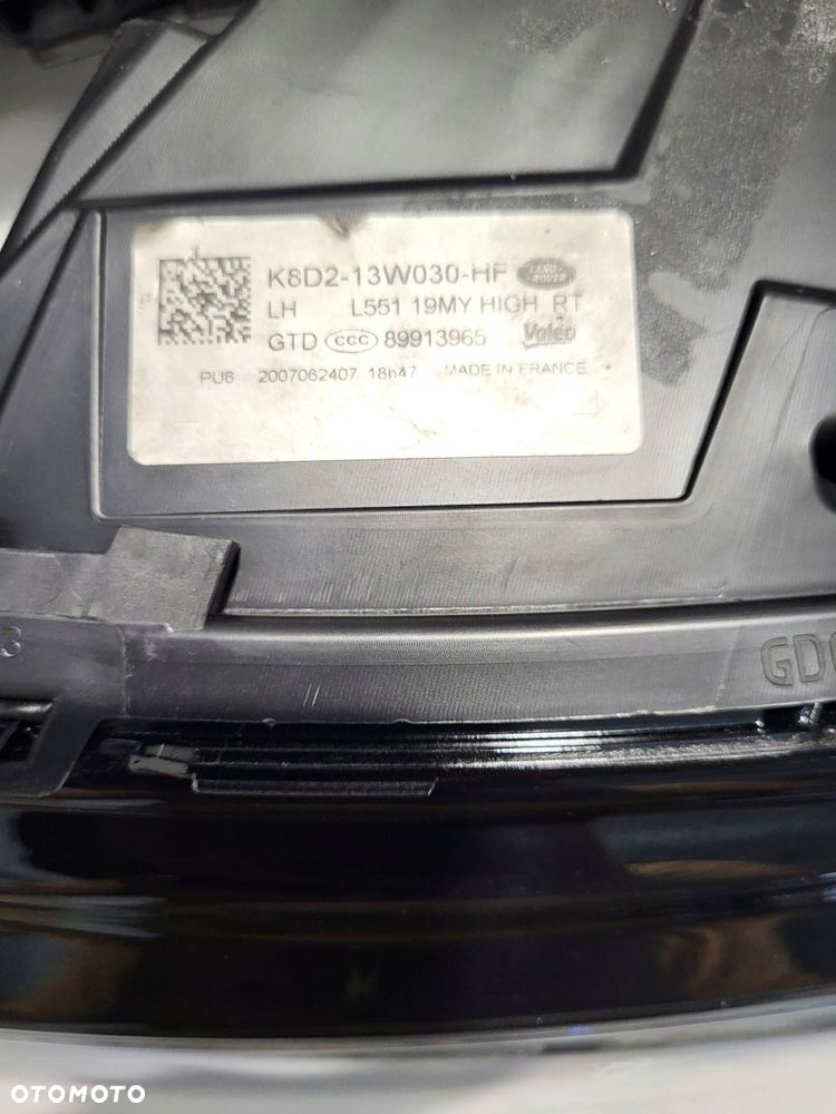 land rover evoque l55 komplet lamp full led k8d213w030hf/ k8d213w029hf - 3
