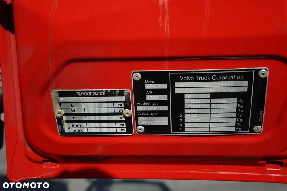Volvo FMX 460 / 8x4 / WYWROTKA TYLNOZSYPOWA / HYDROKLAPA / I-SHIFT / PLANDEKA ELEKTRYCZNA / EURO 6 / - 31