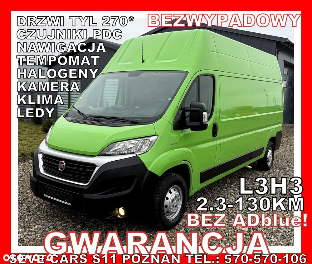 Fiat DUCATO L3H3 GWARANCJA klima 2.3jtd navi, kamera, tempomat czujniki pdc - 2