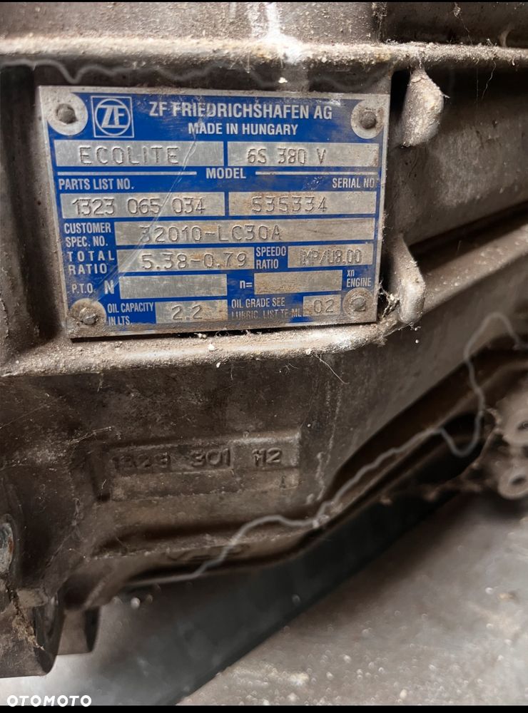 Skrzynia biegów Nissan Atleon ECOLITE GS 380V - 1