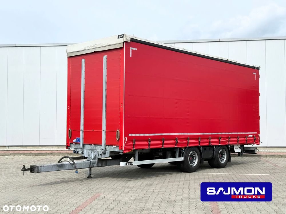 Gniotpol PRZYCZEPA TANDEM / 7,75 M /PODNOSZONA OŚ/ SUWANY PODNOSZONY DACH / - 2