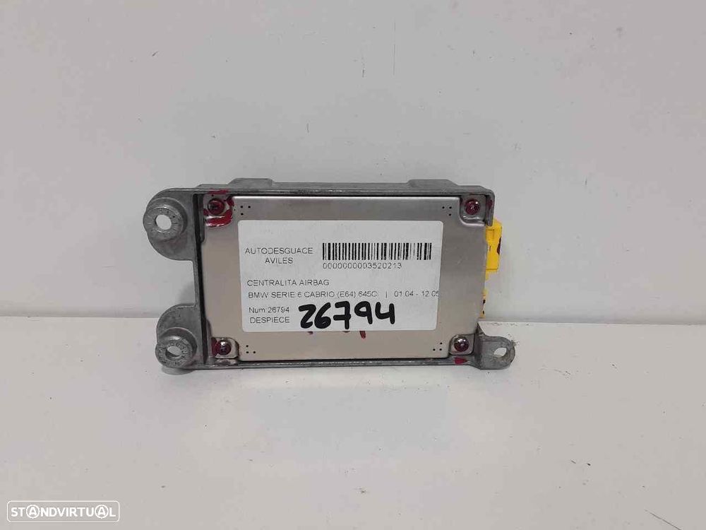 CENTRALINA DE AIRBAG BMW SERIE 6 CABRIO E64 - 1