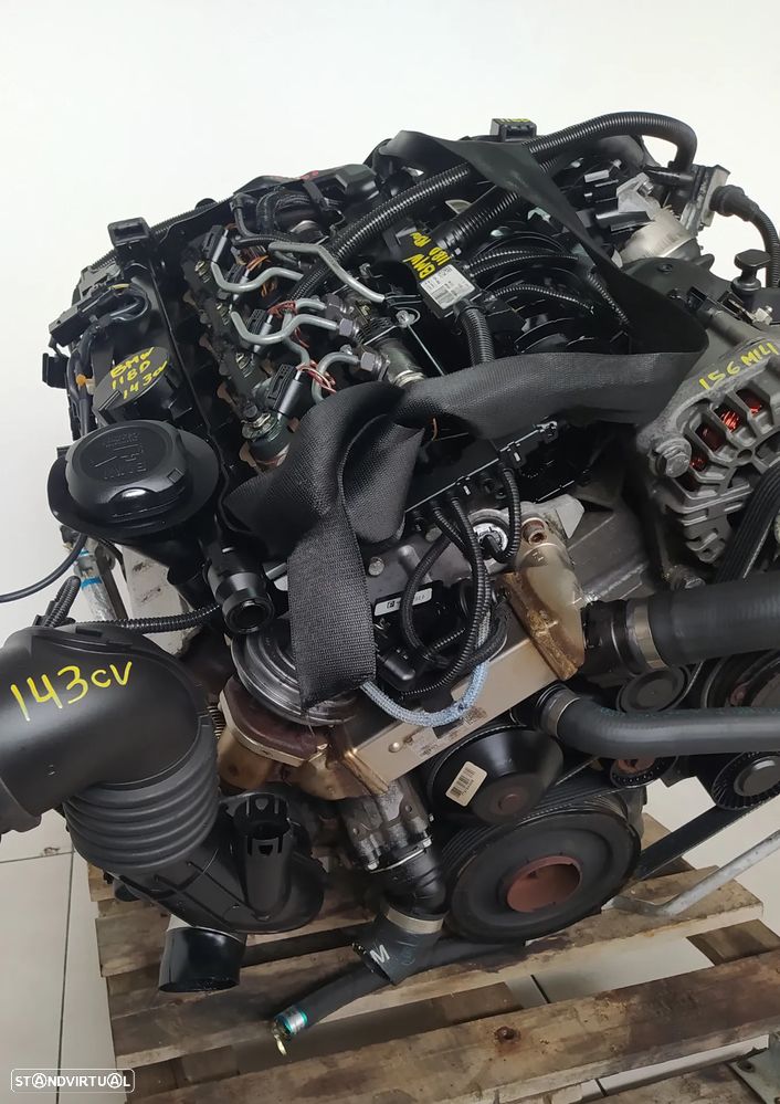 Motor BMW 118D 143cv E87 E90 2008 N47D20C caixa 6 velocidades CBB - 4