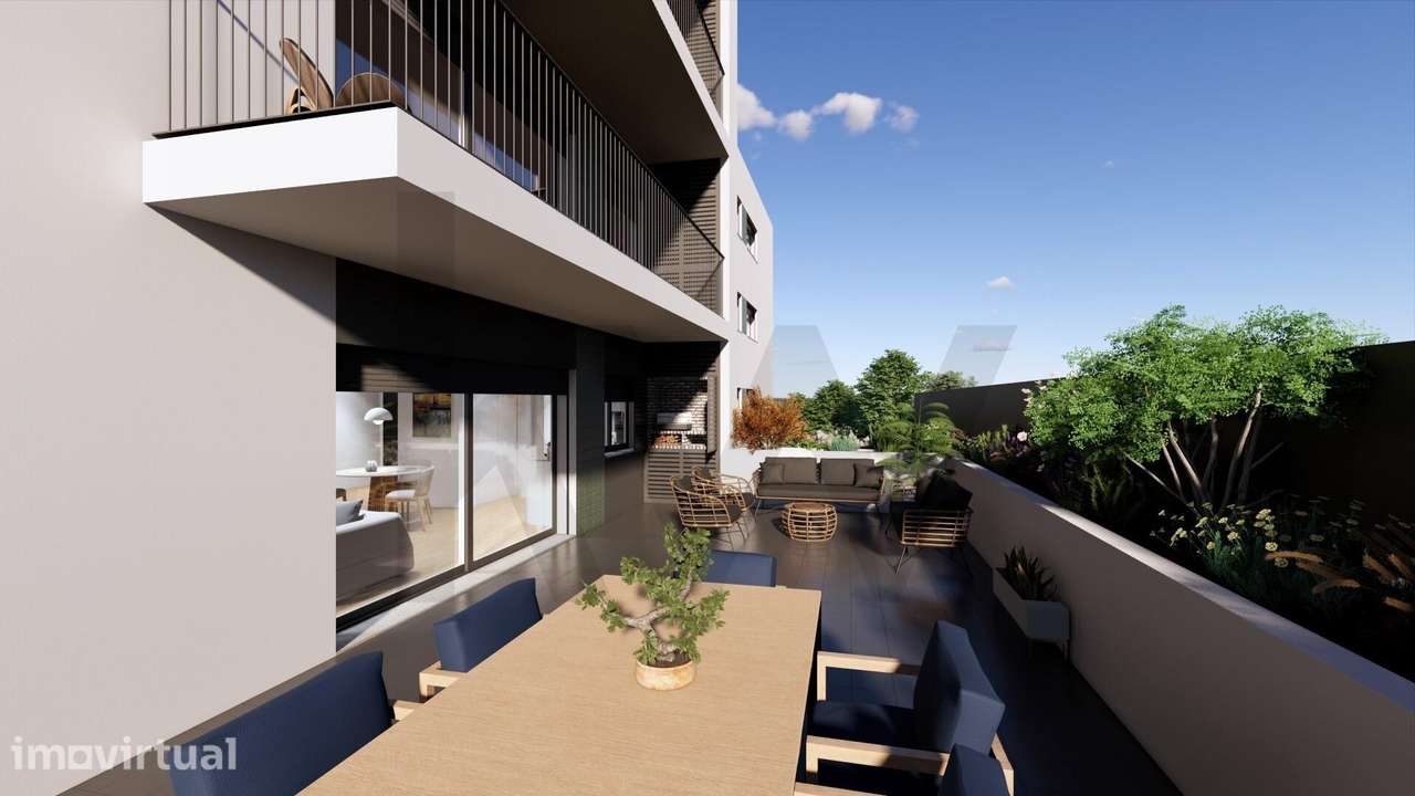 Apartamento T3 Novo com Terraço, Piscina Aquecida e Ginásio em Loures - Grande imagem: 3/26