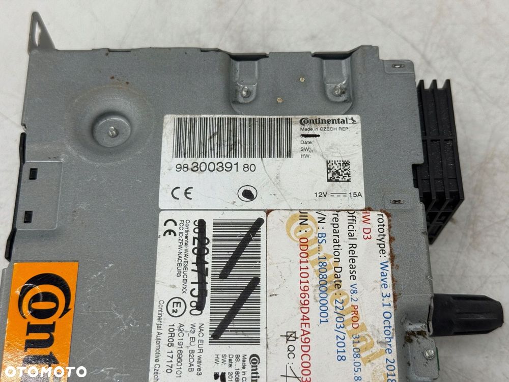 stacja multimedialna radio opel combo e 9830039180 - 5