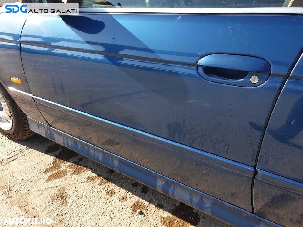 Usa Usi Portiera Portiere Stanga Fata Dezechipata BMW Seria 5 E39 1995 - 2003 Culoare 364 Topasblau - 5