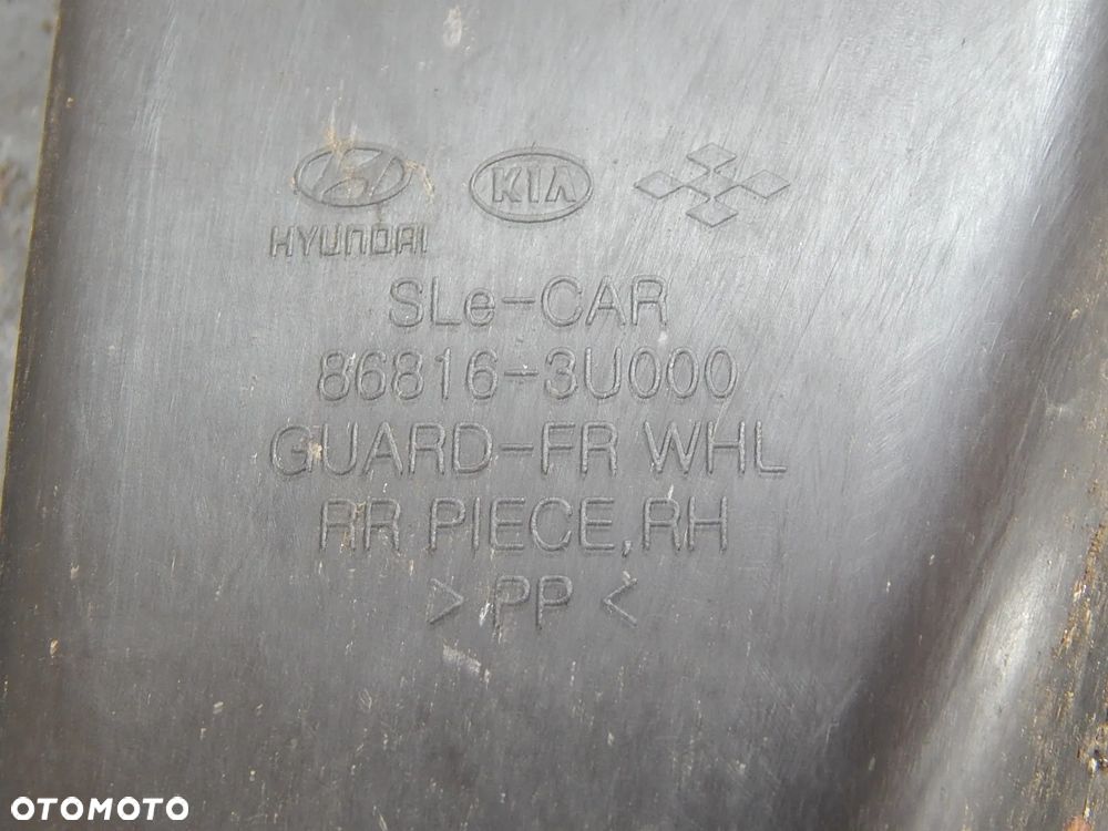 Nadkole osłona przód Kia Sportage III 10-16 Łuków części - 5