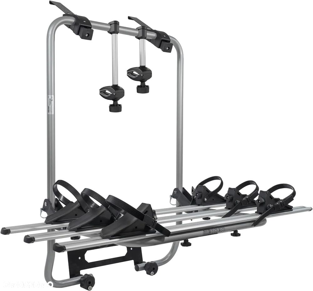 VW CADDY V  Bagażnik rowerowy Menabo SHADOW 2.0 - NA KLAPĘ NA 3 ROWERY DO VW CADDY V 2020- - 8