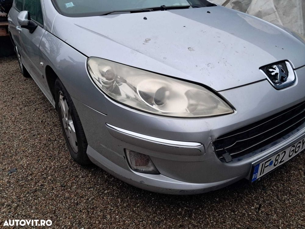Peugeot 407, capota motor, faruri, aripi. - 12