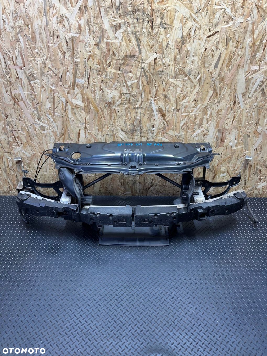 PAS PRZEDNI BMW E60 E61 530D 535D M57 WZMOCNIENIE CZOŁOWE BELKA OE 7148586 - 1