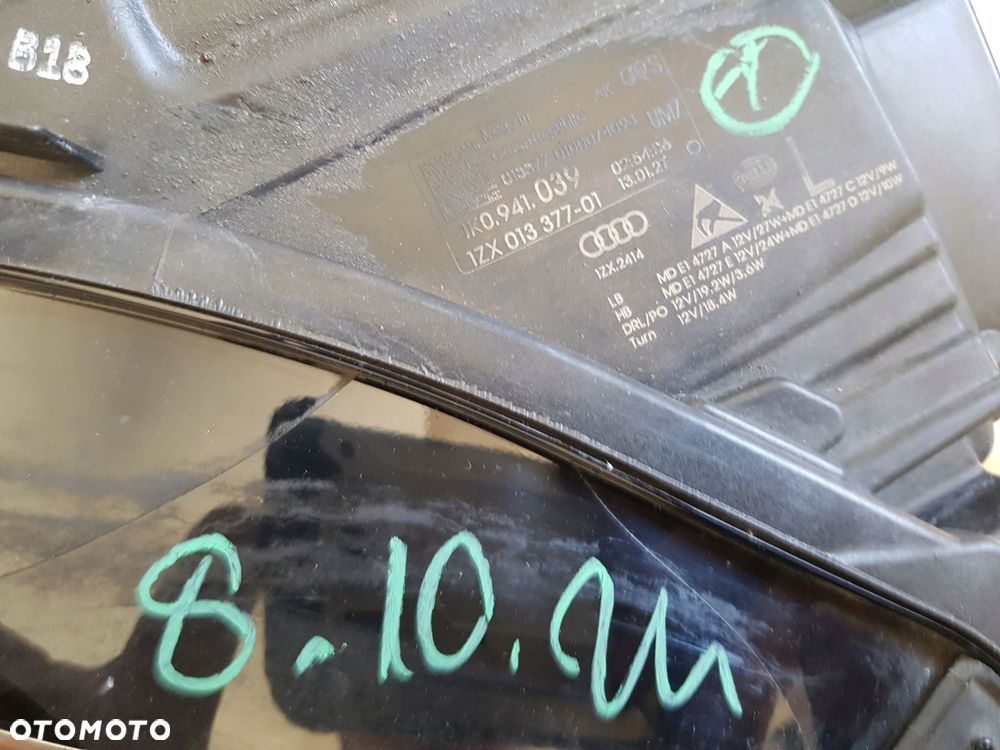 audi a6 c8 lewy reflektor full led lampa 4k0941039 - 9