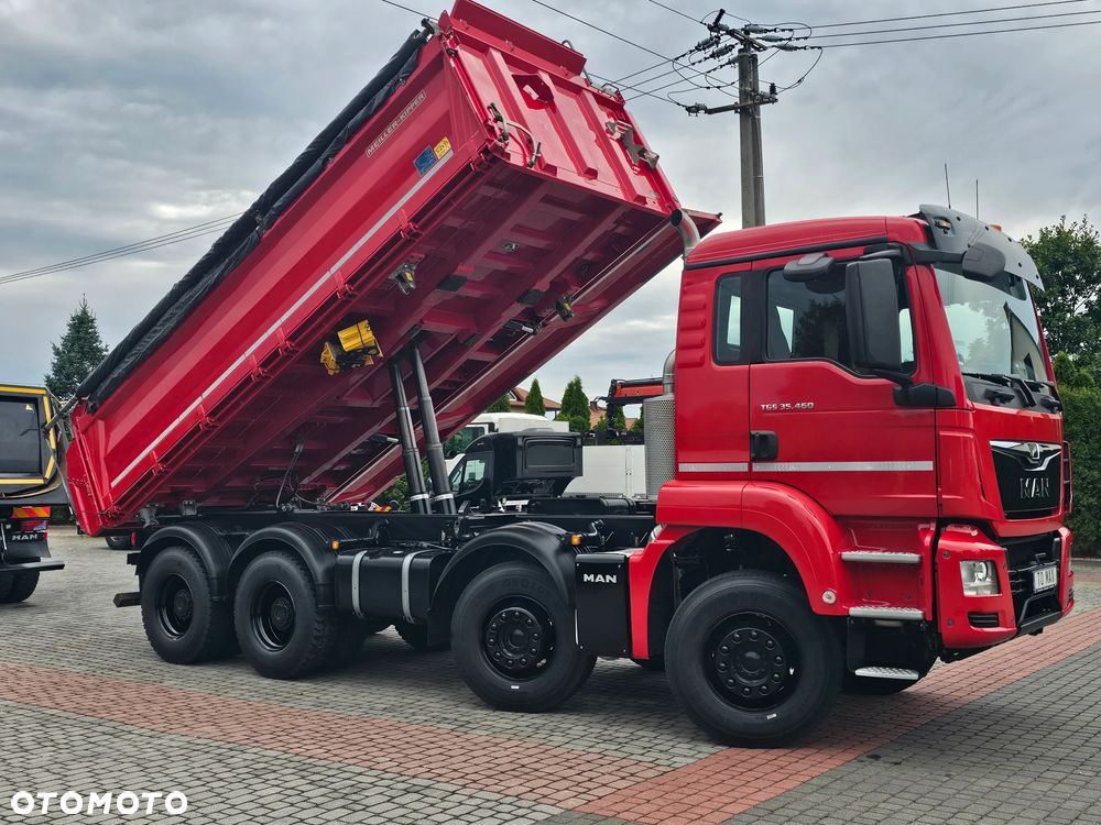 MAN TGS 35.460 WYWROTKA 8X4 MEILLER-KIPPER+HYDROBURTA! - 5