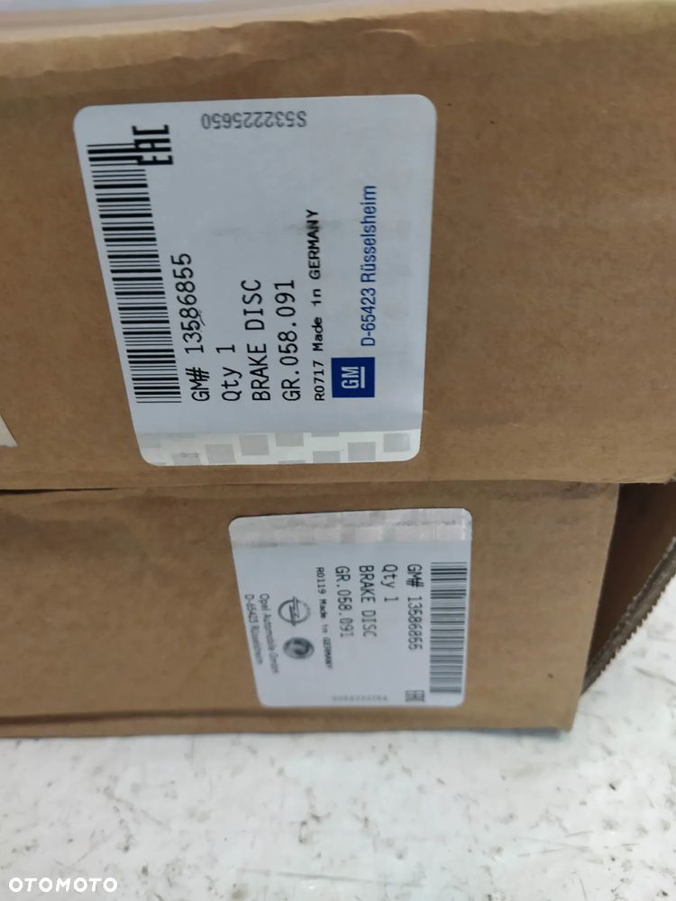 OPEL ZAFIRA C 11- tarcza hamulcowa TYŁ TYLNE 1szt nowa oryginał - 3