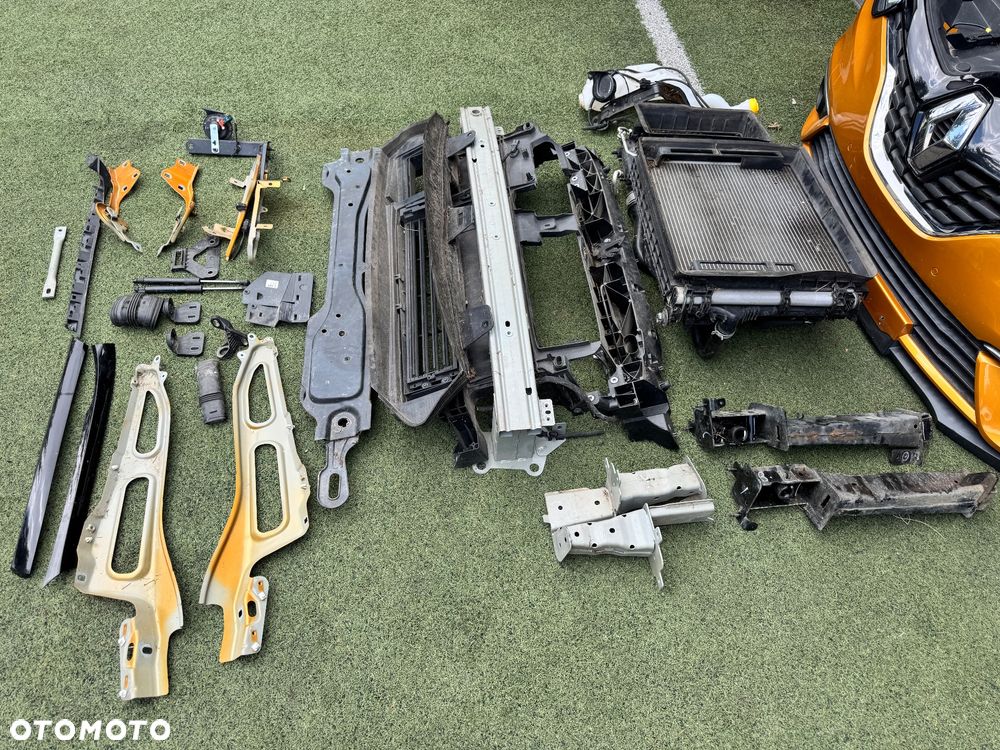 RENAULT SCENIC IV MASKA LAMPY  ZDERZAK PRZEDNI PRZÓD ZŁOTY RUDY POMARAŃCZOWY TEEPA EPA KOMPLETNY - 2
