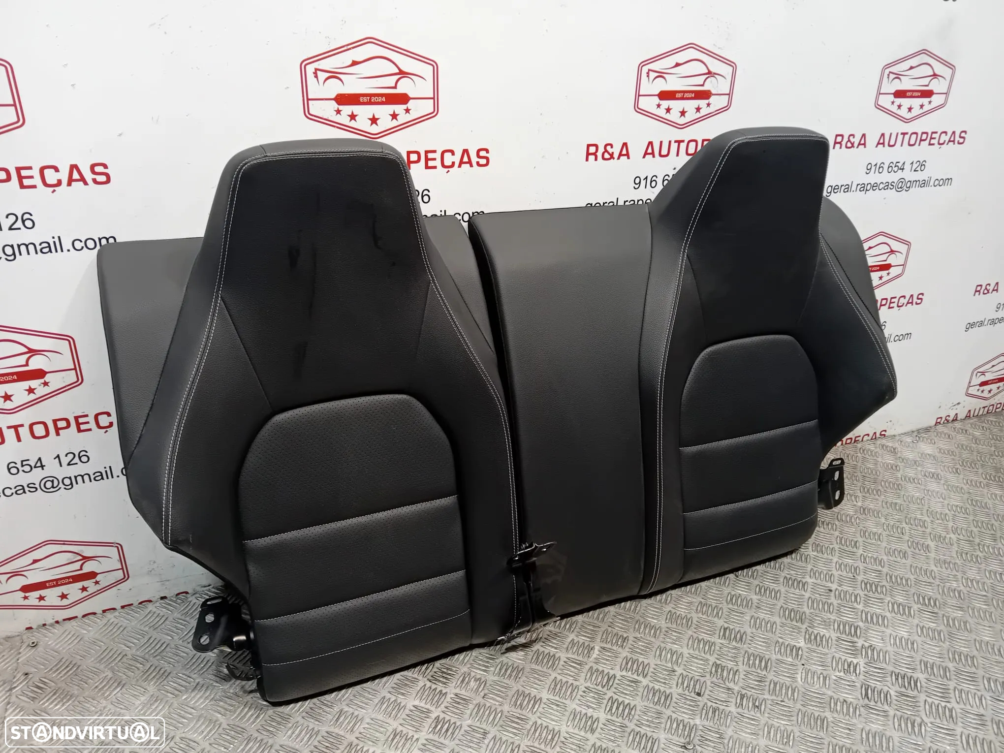 Conjunto de Bancos Mercedes Class E Coupé W207 Elétricos em Pele Original - 6