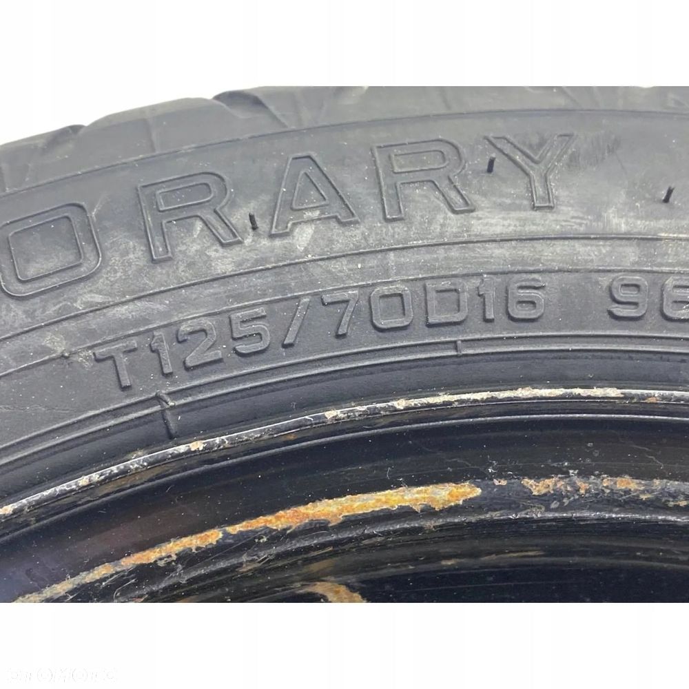 KOŁO DOJAZDOWE DUNLOP SPACE MISER 125/70R16 5X112 GOLF LEON OCTAVIA - 5