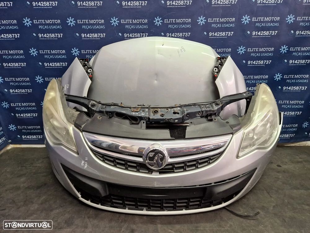 Frente completa usada OPEL CORSA D 2014 capot parachoques oticas guarda lamas radiador - 3