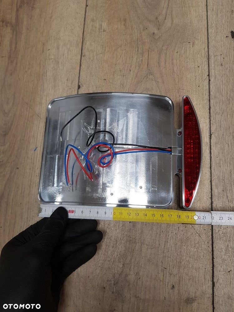 Uchwyt tablicy lampa tył Harley Chopper Cruiser Custom - 9