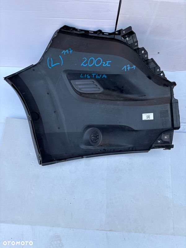 DUCATO BOXER JUMPER Max 17- ZDERZAK NAROŻNIK PRZEDNI LEWY CZARNY Listwa - 2