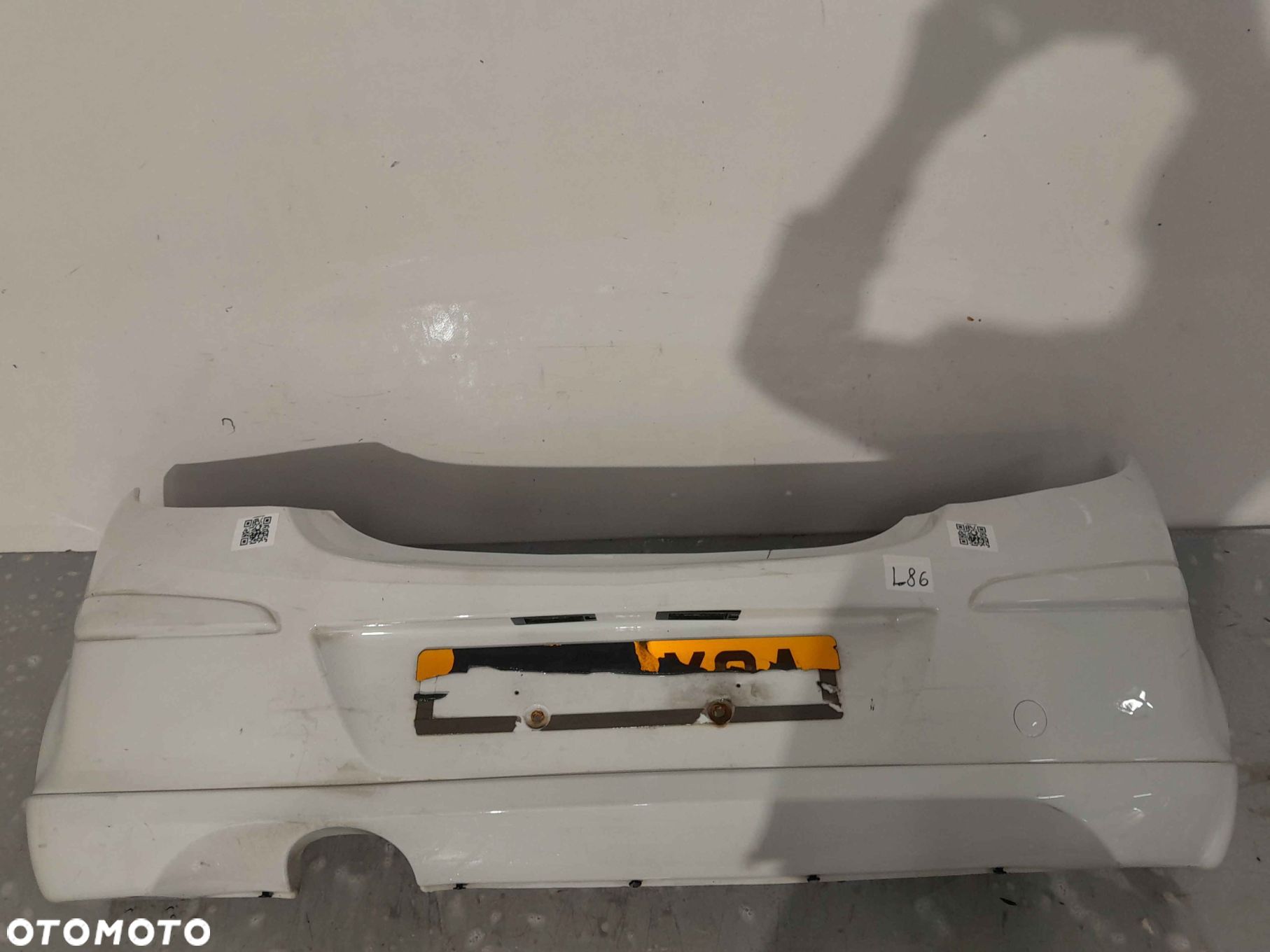+ ZDERZAK TYŁ TYLNY DO OPEL CORSA D Y474 Z40R BIAŁY 3D 3 DRZWI HB DOKŁADKA ! - 1