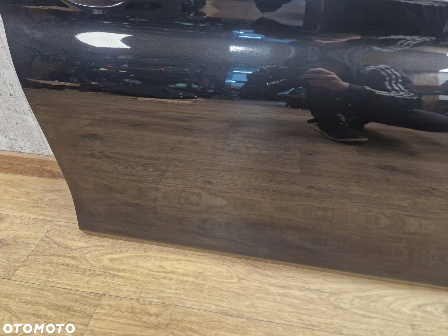 BMW F36 DRZWI PRAWE PRAWY PRZÓD KOMPLETNE SZYBA 16R 475 BLACK SAPPHIRE ORI - 2