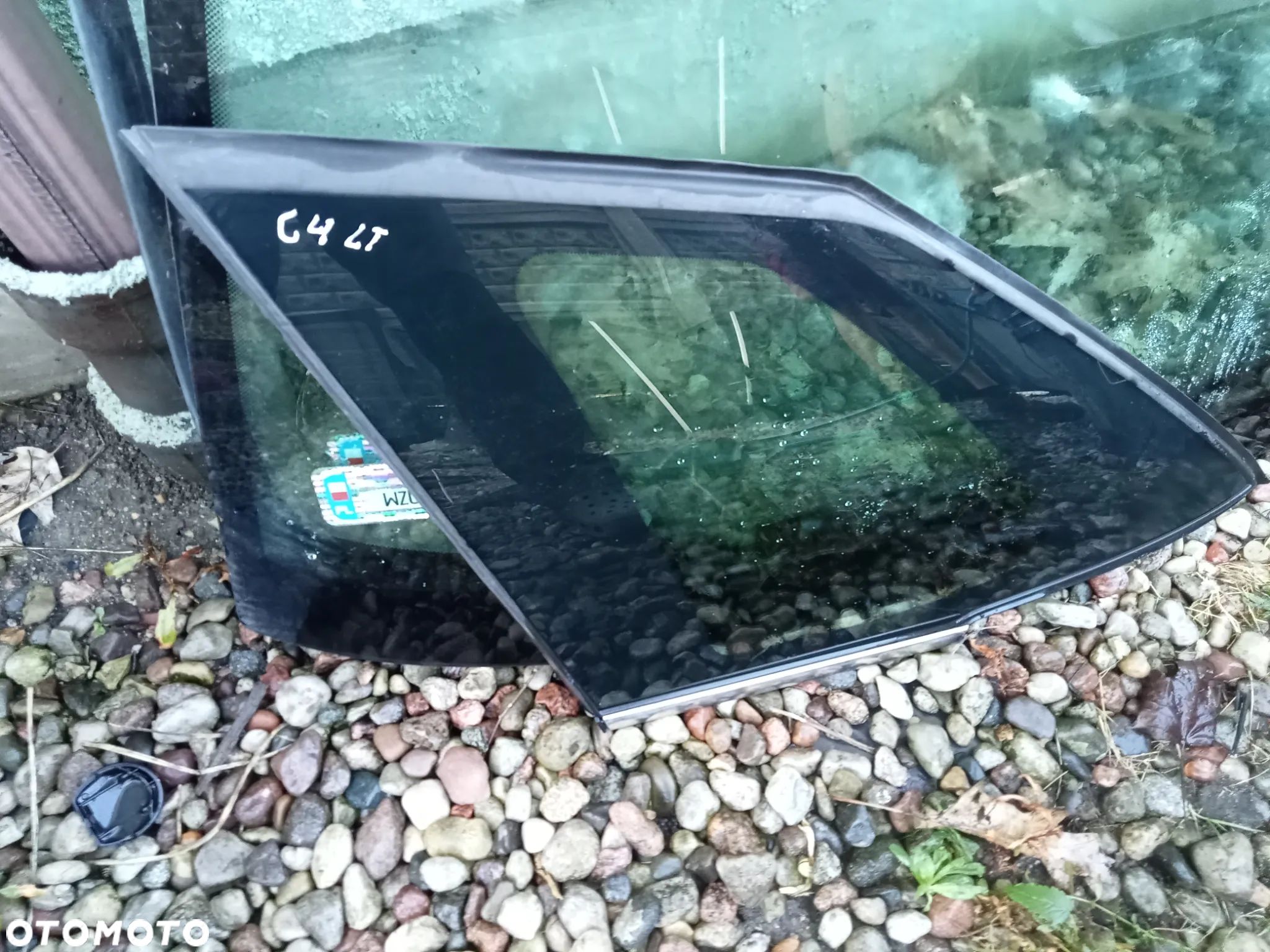 szyba citroen c 4 picasso lewa tył karoseryjna - 1