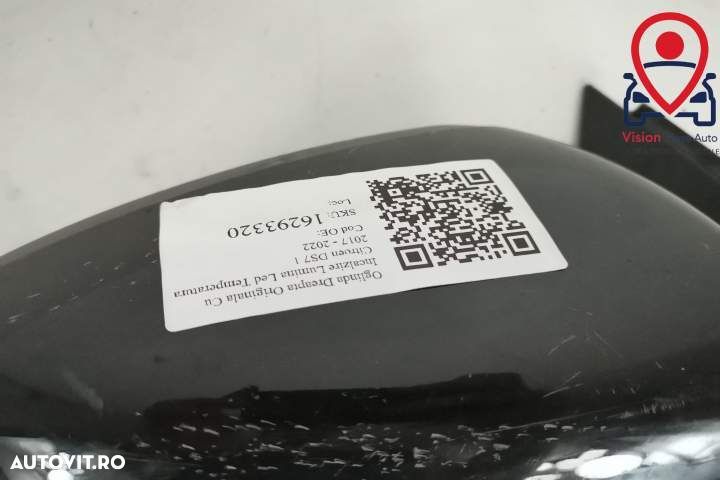 Oglinda Dreapta Originala Cu Incalzire Lumina Led Temperatura  Citroen - 7
