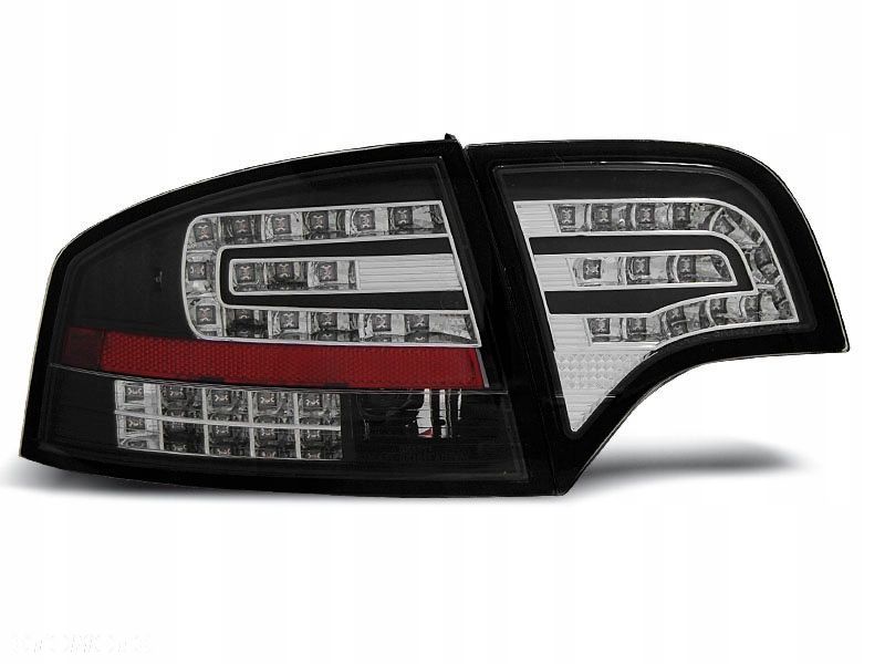 Lampy Tylne Diodowe Audi A4 B7 04-07 Sedan Black Led - 1