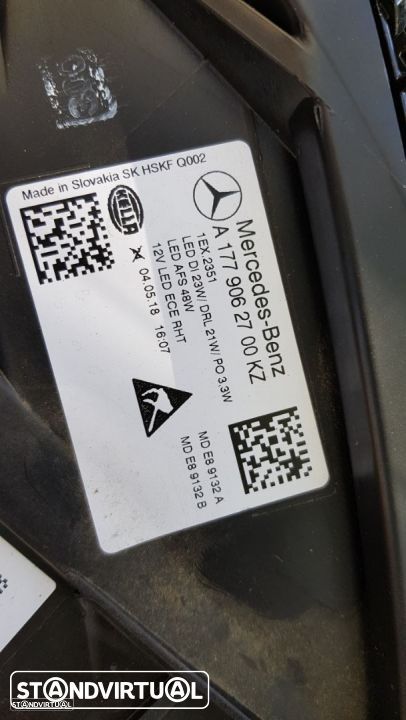 Farol full led Mercedes A177 w177 novo classe A esquerdo - 3