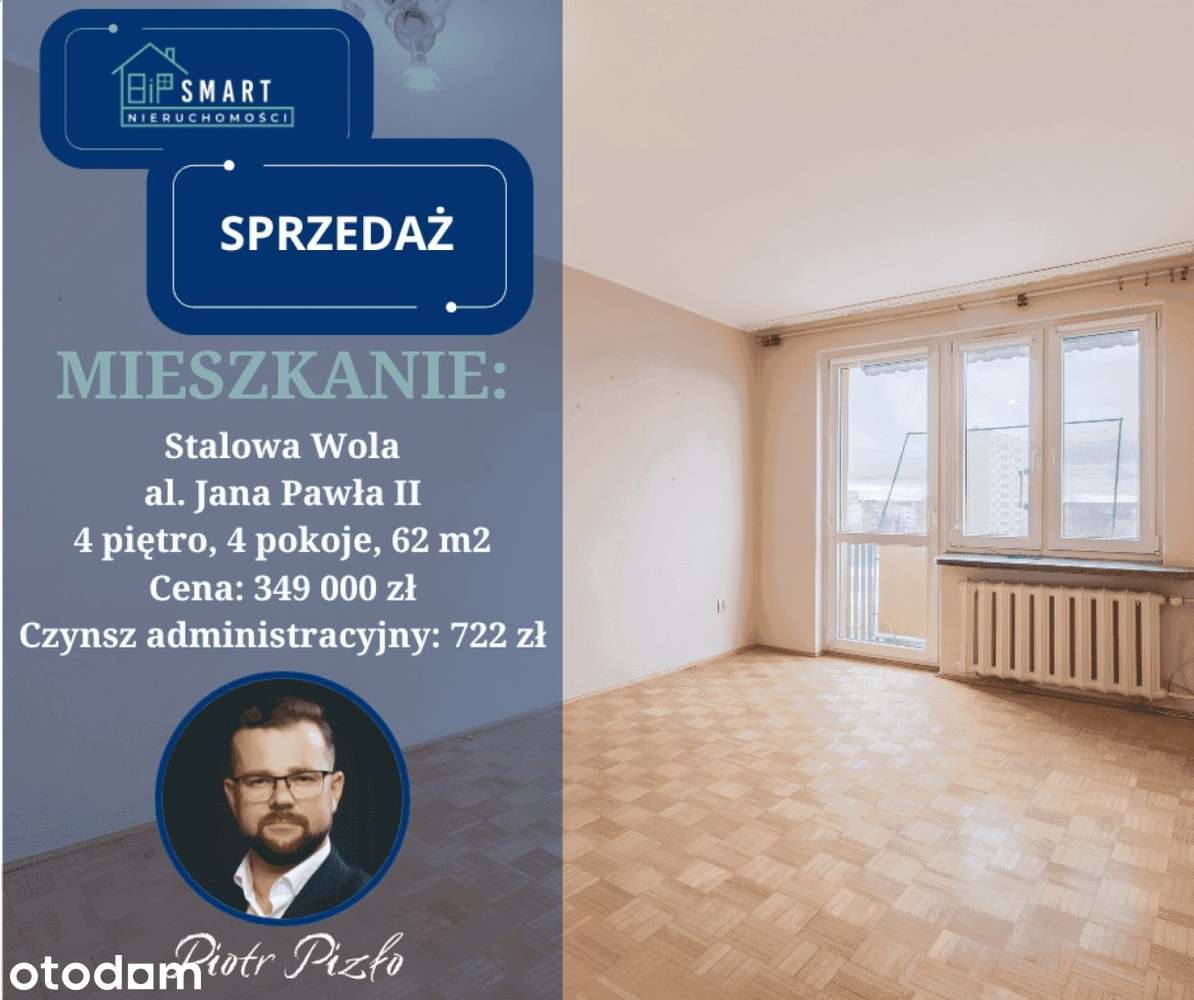 4 pokoje | do remontu | dwustronne | świetny układ