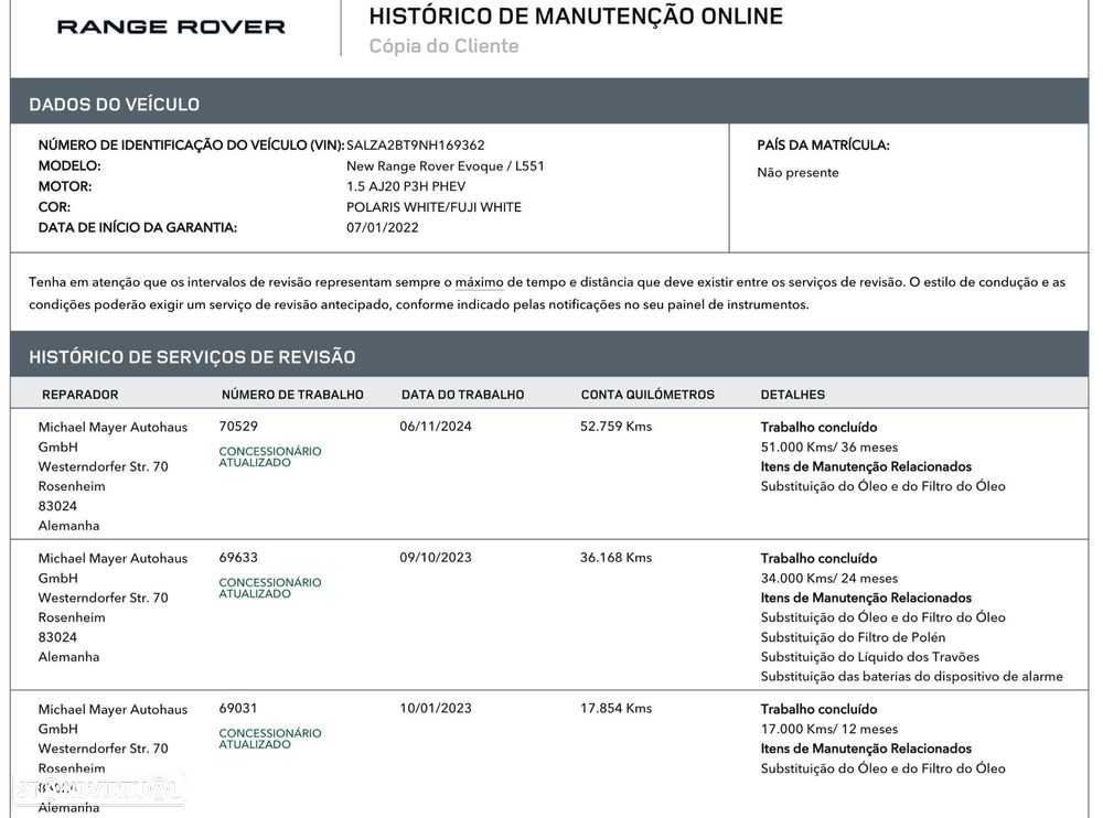 Land Rover Range Rover Evoque 1.5 P300e AWD SE Auto - 54