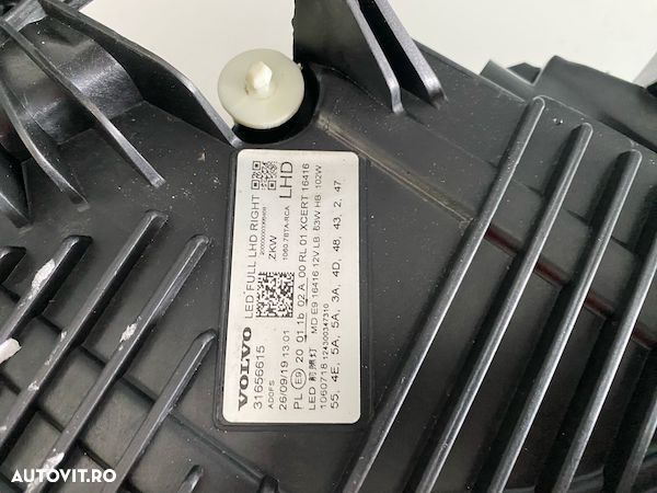 Far dreapta Full Led LHD VOLVO XC60 2016+ 31656615 - 7