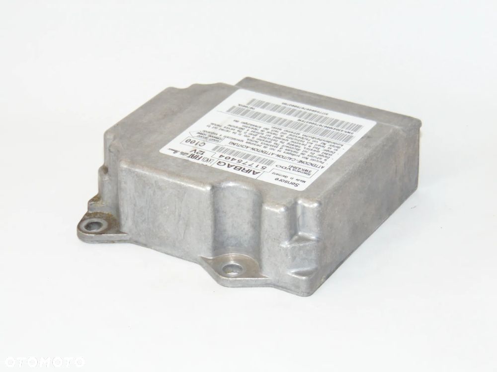 ORYGINAŁ moduł sensor poduszek powietrznych AirBag 51775404 Fiat Bravo 2 II 07-14r - 6