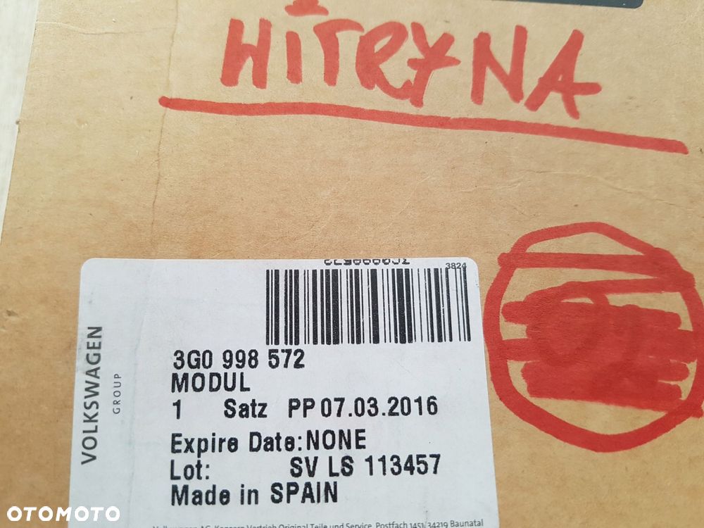 vw passat b8 moduł przetwornica led sterownik 3g0998572 7pp941572ab - 5